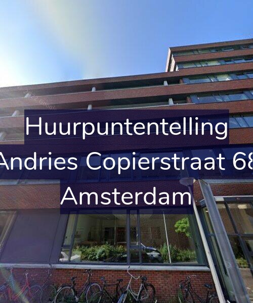 Foto gevel Huurpuntentelling voor Andries Copierstraat 68, Amsterdam