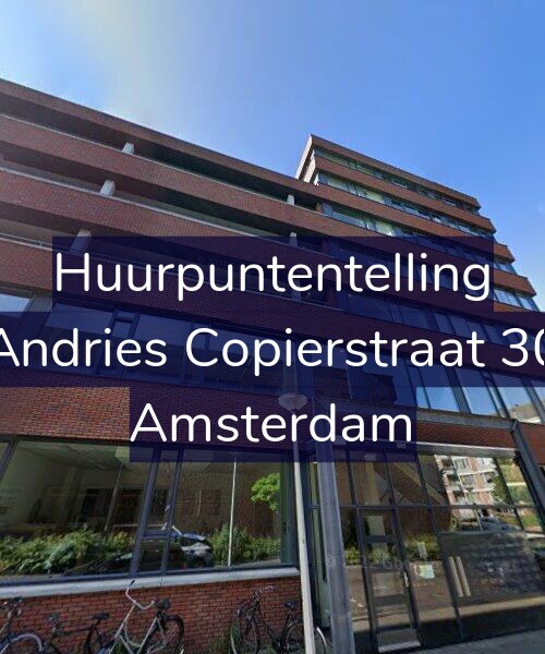 Foto gevel Huurpuntentelling voor Andries Copierstraat 30, Amsterdam