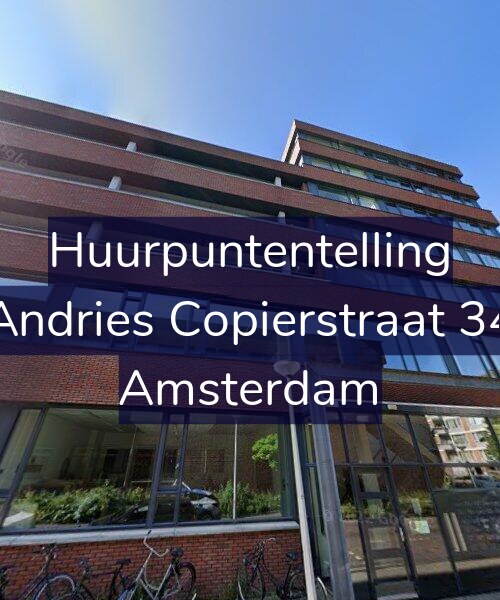Foto gevel Huurpuntentelling voor Andries Copierstraat 34, Amsterdam
