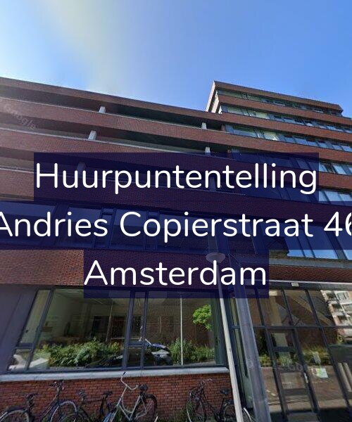 Foto gevel Huurpuntentelling voor Andries Copierstraat 46, Amsterdam
