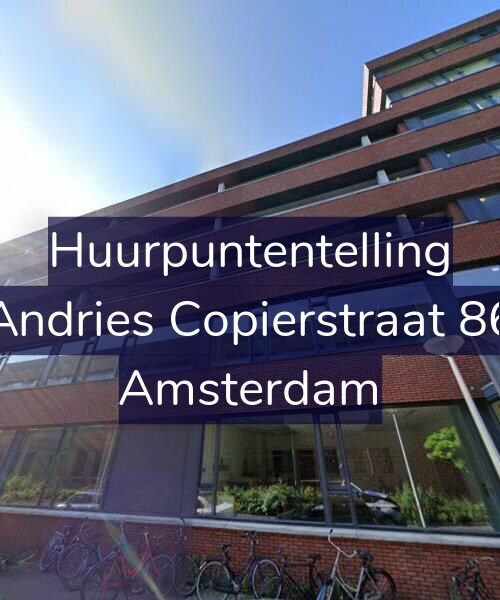 Foto gevel Huurpuntentelling voor Andries Copierstraat 86, Amsterdam