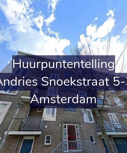 Foto gevel Huurpuntentelling voor Andries Snoekstraat 5-3, Amsterdam