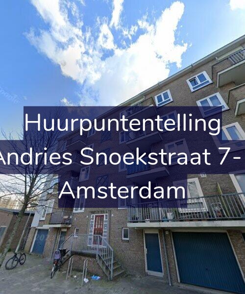Foto gevel Huurpuntentelling voor Andries Snoekstraat 7-1, Amsterdam