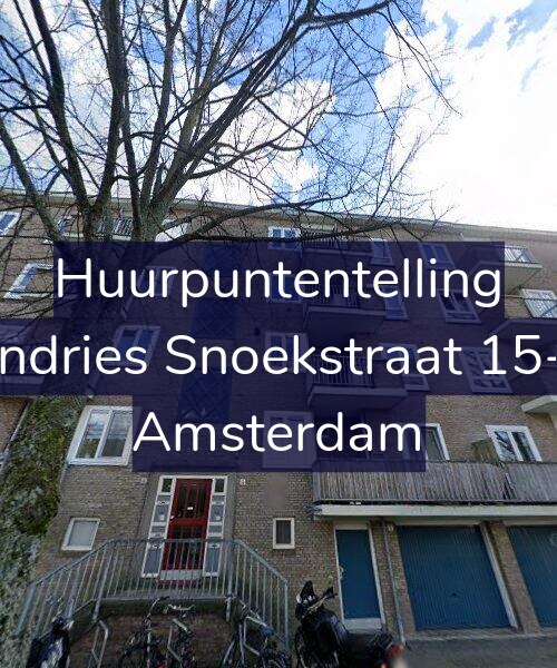 Foto gevel Huurpuntentelling voor Andries Snoekstraat 15-1, Amsterdam