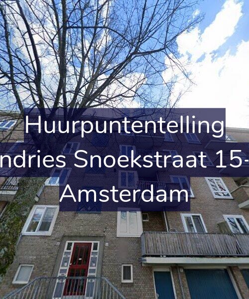 Foto gevel Huurpuntentelling voor Andries Snoekstraat 15-2, Amsterdam