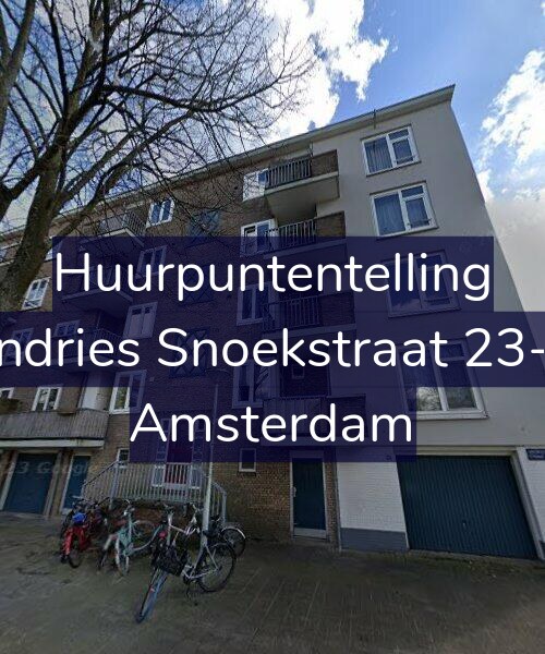 Foto gevel Huurpuntentelling voor Andries Snoekstraat 23-H, Amsterdam