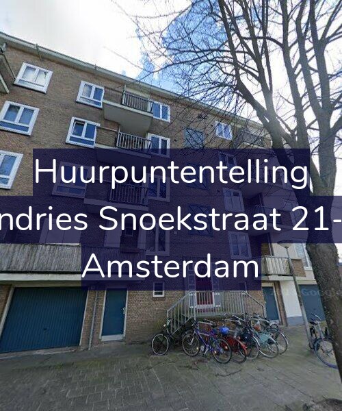 Foto gevel Huurpuntentelling voor Andries Snoekstraat 21-H, Amsterdam