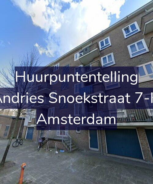 Foto gevel Huurpuntentelling voor Andries Snoekstraat 7-H, Amsterdam