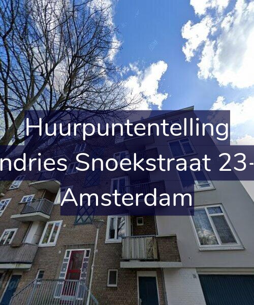 Foto gevel Huurpuntentelling voor Andries Snoekstraat 23-2, Amsterdam