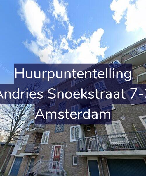 Foto gevel Huurpuntentelling voor Andries Snoekstraat 7-3, Amsterdam