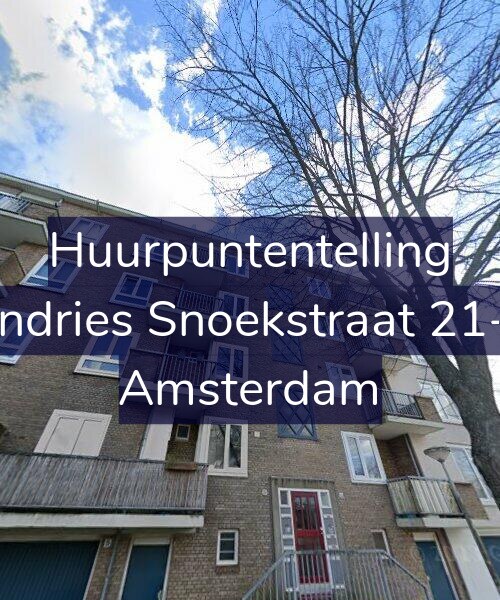 Foto gevel Huurpuntentelling voor Andries Snoekstraat 21-3, Amsterdam