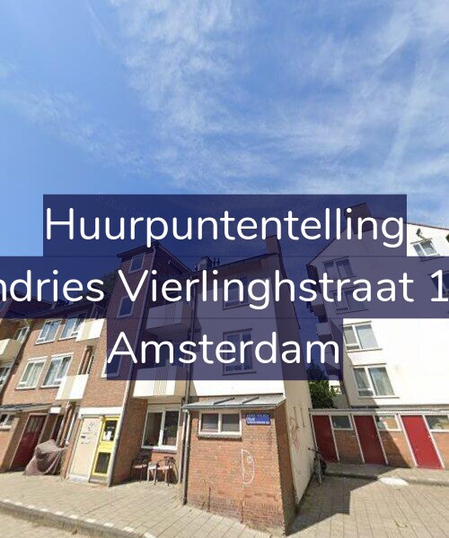 Foto gevel Huurpuntentelling voor Andries Vierlinghstraat 1-1, Amsterdam
