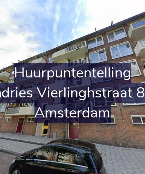 Foto gevel Huurpuntentelling voor Andries Vierlinghstraat 8-H, Amsterdam