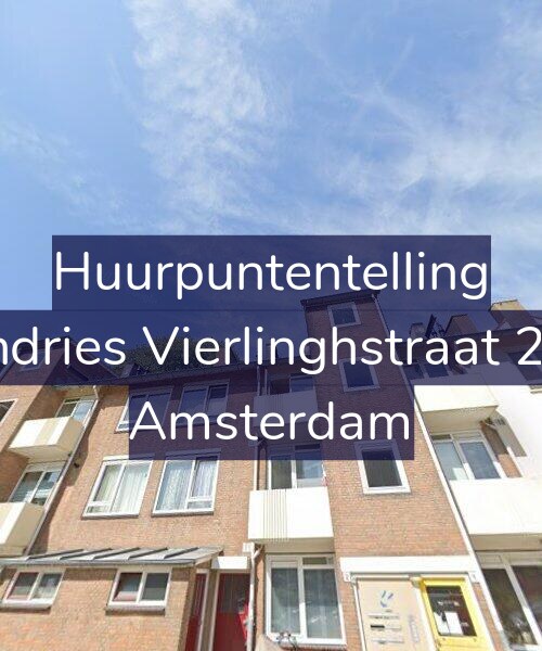 Foto gevel Huurpuntentelling voor Andries Vierlinghstraat 2-2, Amsterdam