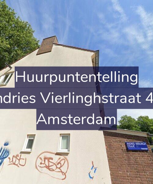 Foto gevel Huurpuntentelling voor Andries Vierlinghstraat 4-1, Amsterdam
