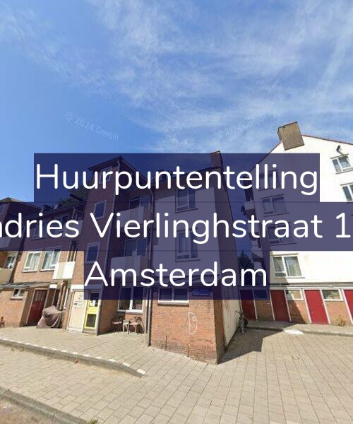 Foto gevel Huurpuntentelling voor Andries Vierlinghstraat 1-H, Amsterdam