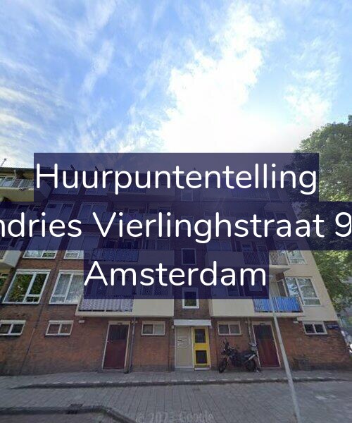 Foto gevel Huurpuntentelling voor Andries Vierlinghstraat 9-1, Amsterdam