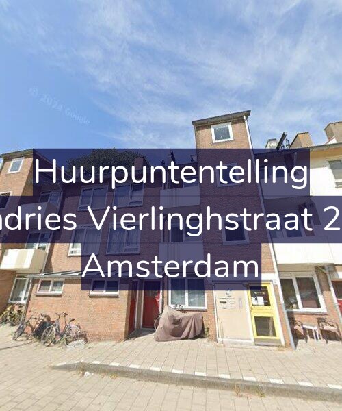 Foto gevel Huurpuntentelling voor Andries Vierlinghstraat 2-H, Amsterdam