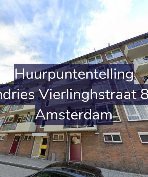 Foto gevel Huurpuntentelling voor Andries Vierlinghstraat 8-1, Amsterdam