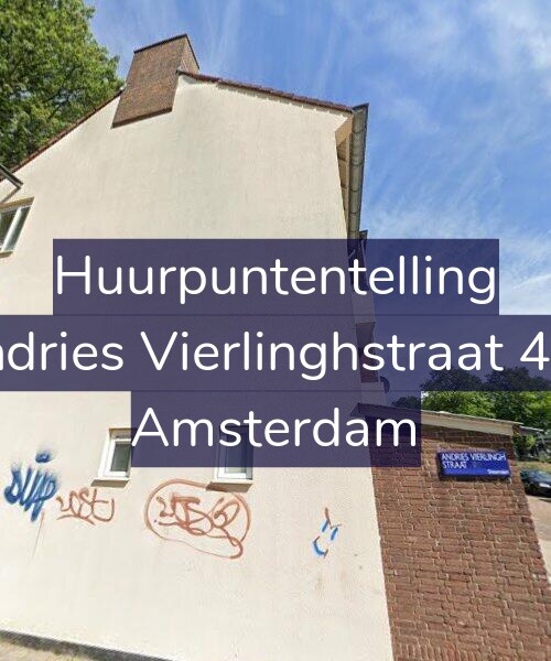 Foto gevel Huurpuntentelling voor Andries Vierlinghstraat 4-H, Amsterdam