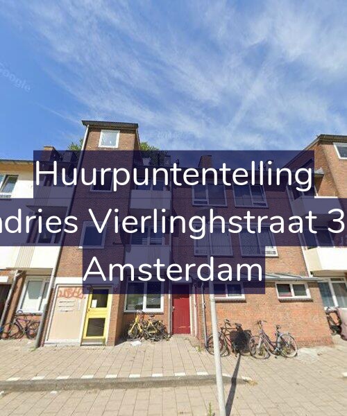 Foto gevel Huurpuntentelling voor Andries Vierlinghstraat 3-H, Amsterdam