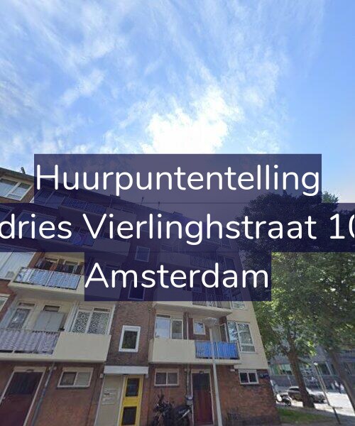 Foto gevel Huurpuntentelling voor Andries Vierlinghstraat 10-2, Amsterdam