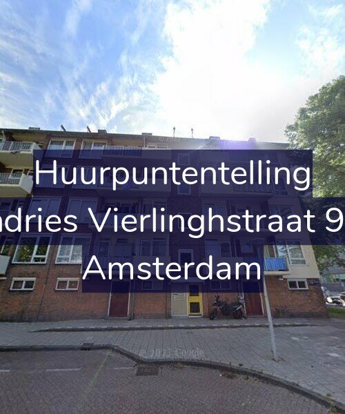 Foto gevel Huurpuntentelling voor Andries Vierlinghstraat 9-H, Amsterdam
