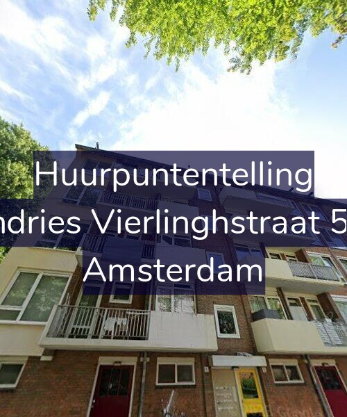 Foto gevel Huurpuntentelling voor Andries Vierlinghstraat 5-3, Amsterdam
