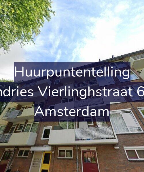 Foto gevel Huurpuntentelling voor Andries Vierlinghstraat 6-3, Amsterdam