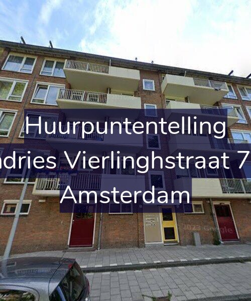 Foto gevel Huurpuntentelling voor Andries Vierlinghstraat 7-H, Amsterdam