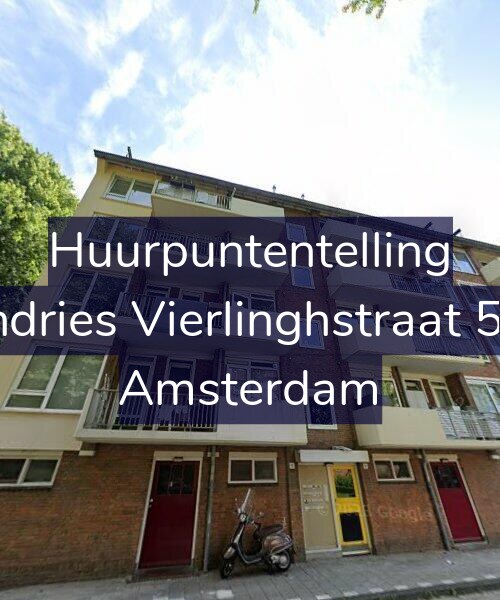 Foto gevel Huurpuntentelling voor Andries Vierlinghstraat 5-1, Amsterdam