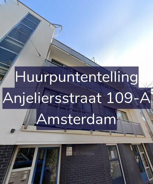 Foto gevel Huurpuntentelling voor Anjeliersstraat 109-A, Amsterdam