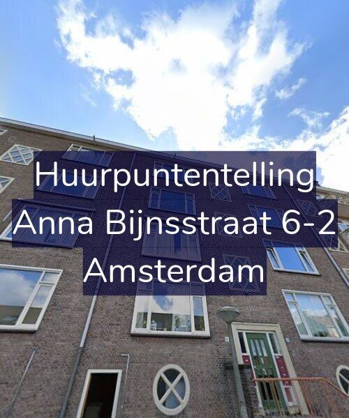 Foto gevel Huurpuntentelling voor Anna Bijnsstraat 6-2, Amsterdam