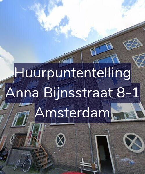 Foto gevel Huurpuntentelling voor Anna Bijnsstraat 8-1, Amsterdam