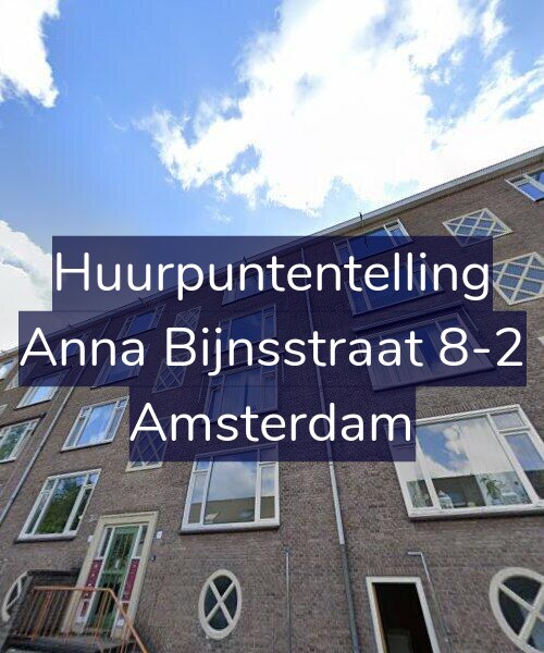 Foto gevel Huurpuntentelling voor Anna Bijnsstraat 8-2, Amsterdam