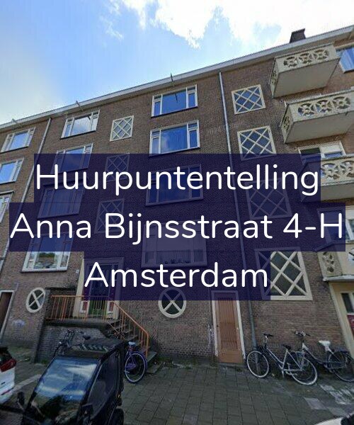 Foto gevel Huurpuntentelling voor Anna Bijnsstraat 4-H, Amsterdam