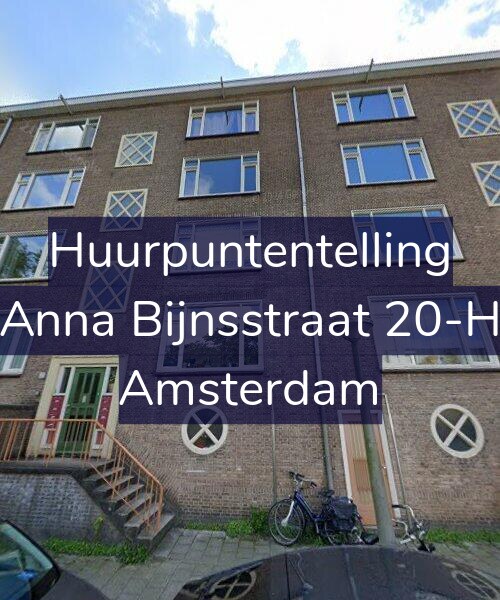 Foto gevel Huurpuntentelling voor Anna Bijnsstraat 20-H, Amsterdam