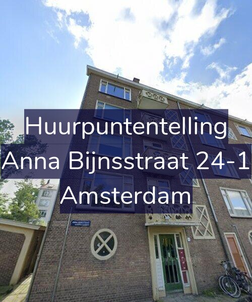 Foto gevel Huurpuntentelling voor Anna Bijnsstraat 24-1, Amsterdam