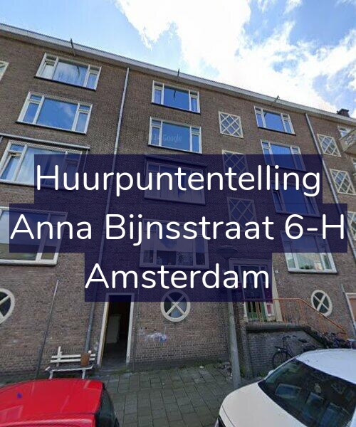 Foto gevel Huurpuntentelling voor Anna Bijnsstraat 6-A, Amsterdam