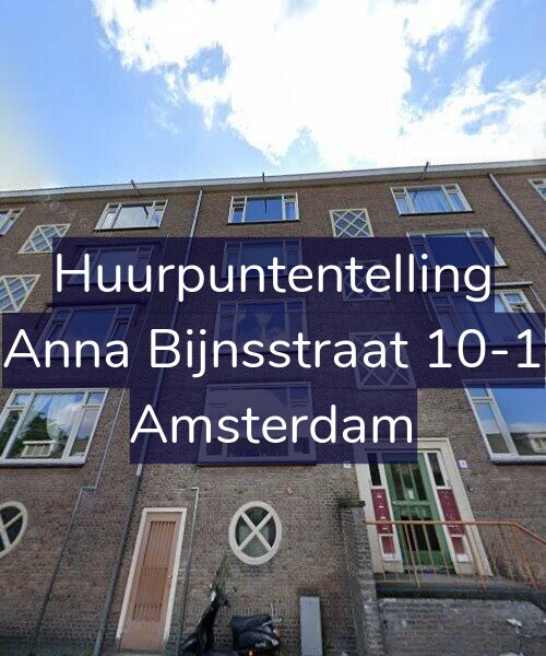 Foto gevel Huurpuntentelling voor Anna Bijnsstraat 10-1, Amsterdam