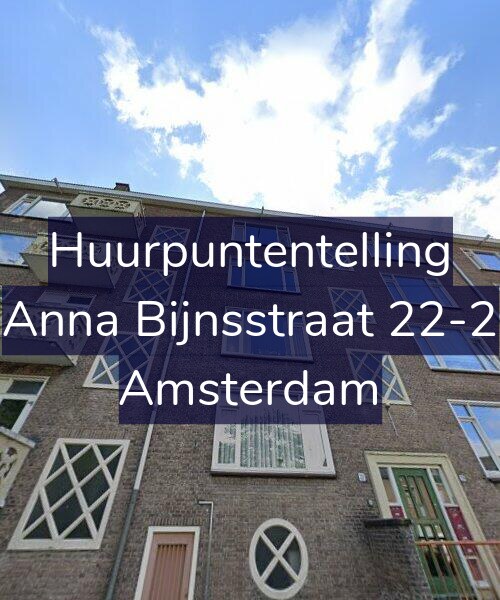 Foto gevel Huurpuntentelling voor Anna Bijnsstraat 22-2, Amsterdam