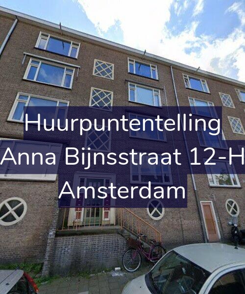Foto gevel Huurpuntentelling voor Anna Bijnsstraat 12-H, Amsterdam