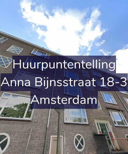 Foto gevel Huurpuntentelling voor Anna Bijnsstraat 18-3, Amsterdam