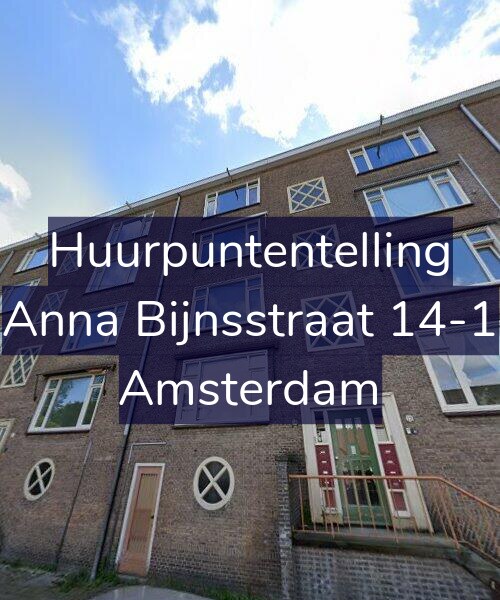 Foto gevel Huurpuntentelling voor Anna Bijnsstraat 14-1, Amsterdam