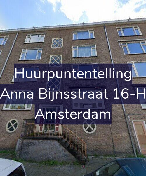 Foto gevel Huurpuntentelling voor Anna Bijnsstraat 16-H, Amsterdam