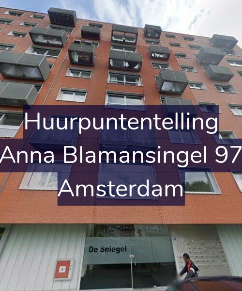 Foto gevel Huurpuntentelling voor Anna Blamansingel 97, Amsterdam