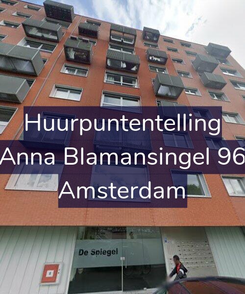 Foto gevel Huurpuntentelling voor Anna Blamansingel 96, Amsterdam