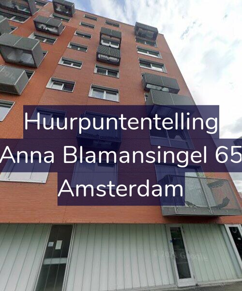 Foto gevel Huurpuntentelling voor Anna Blamansingel 65, Amsterdam