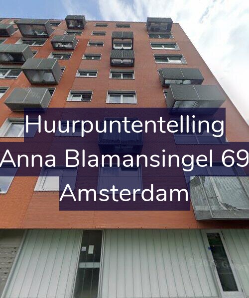 Foto gevel Huurpuntentelling voor Anna Blamansingel 69, Amsterdam