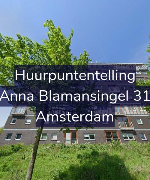 Foto gevel Huurpuntentelling voor Anna Blamansingel 31, Amsterdam